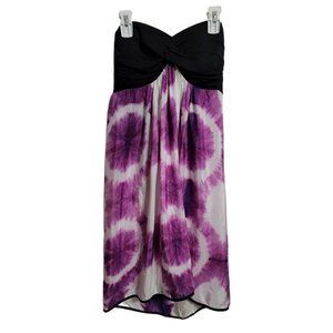 Robin Piccone Womens Strapless Tie dye summer dress M